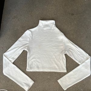 White turtle neck